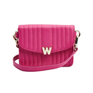 WOLF 1834 Mimi Mini Bag with Wristlet & Lanyard – Pink - Image 1