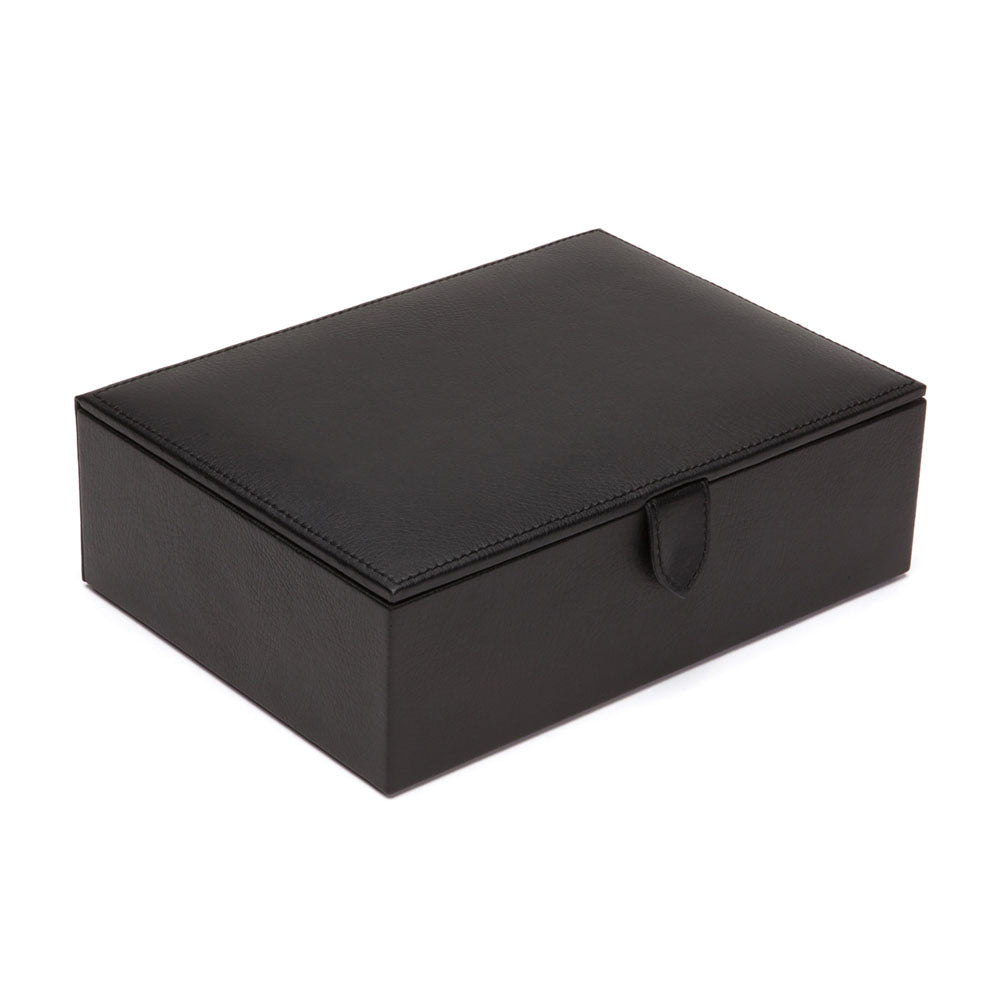WOLF 1834 Blake Shoe Shine Kit – Black/Purple Top-Grain Leather Travel Case - Image 2