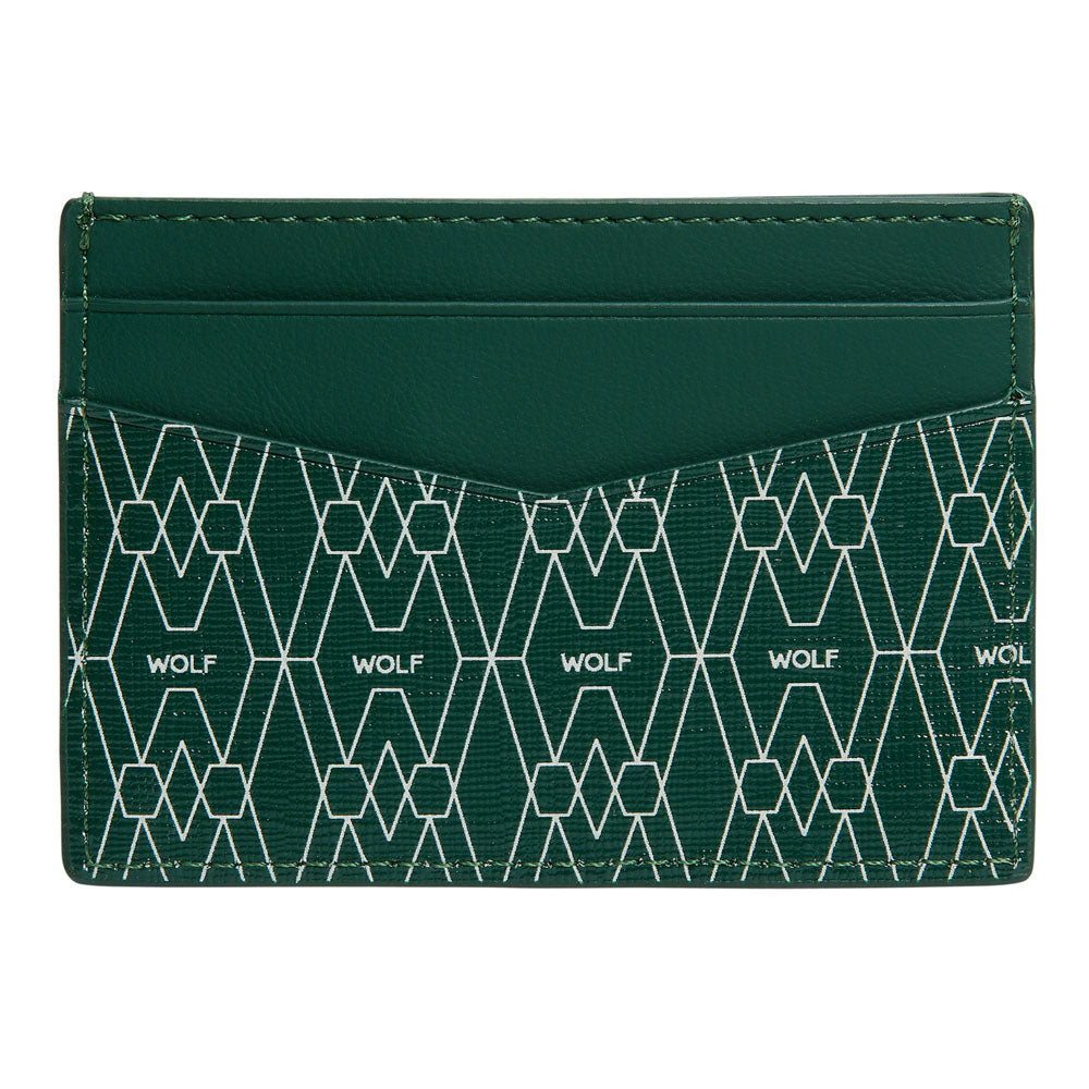 WOLF 1834 Signature Cardholder – Green - Image 1
