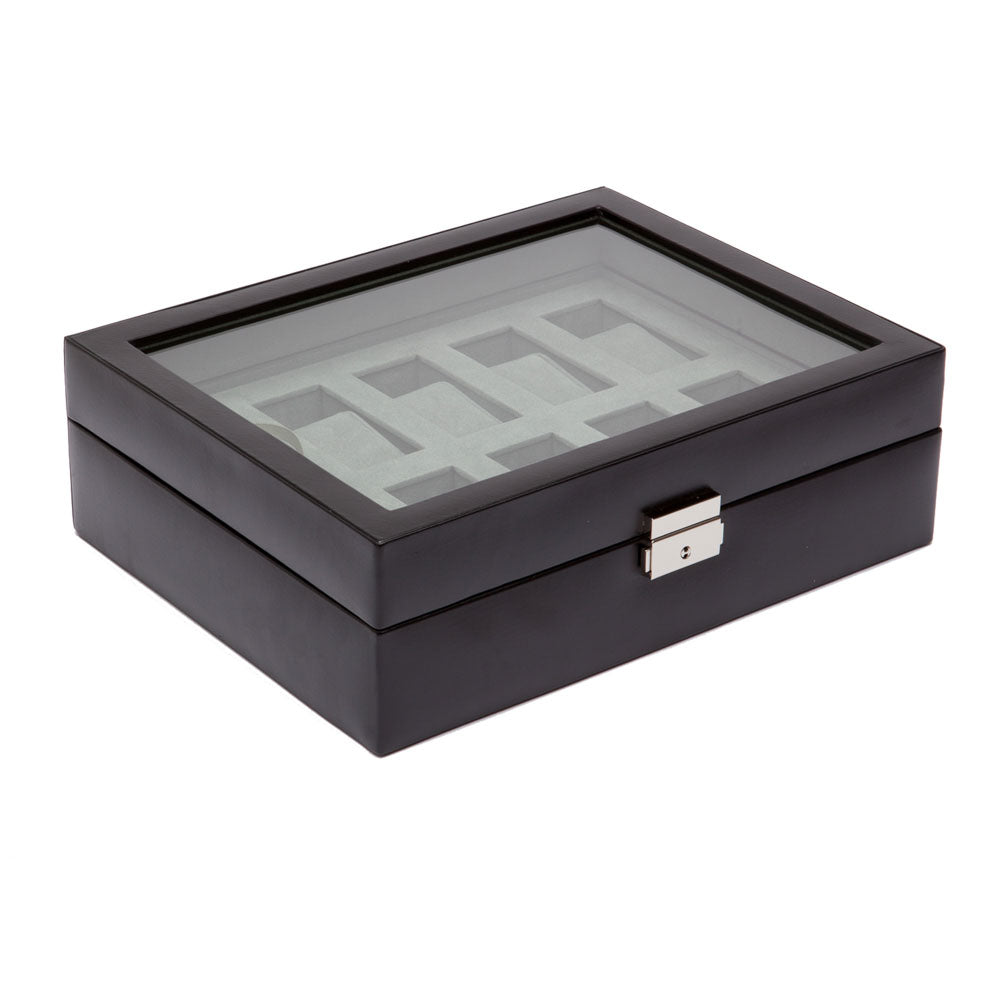 WOLF 1834 Heritage 10-Piece Watch Box – Black - Image 3