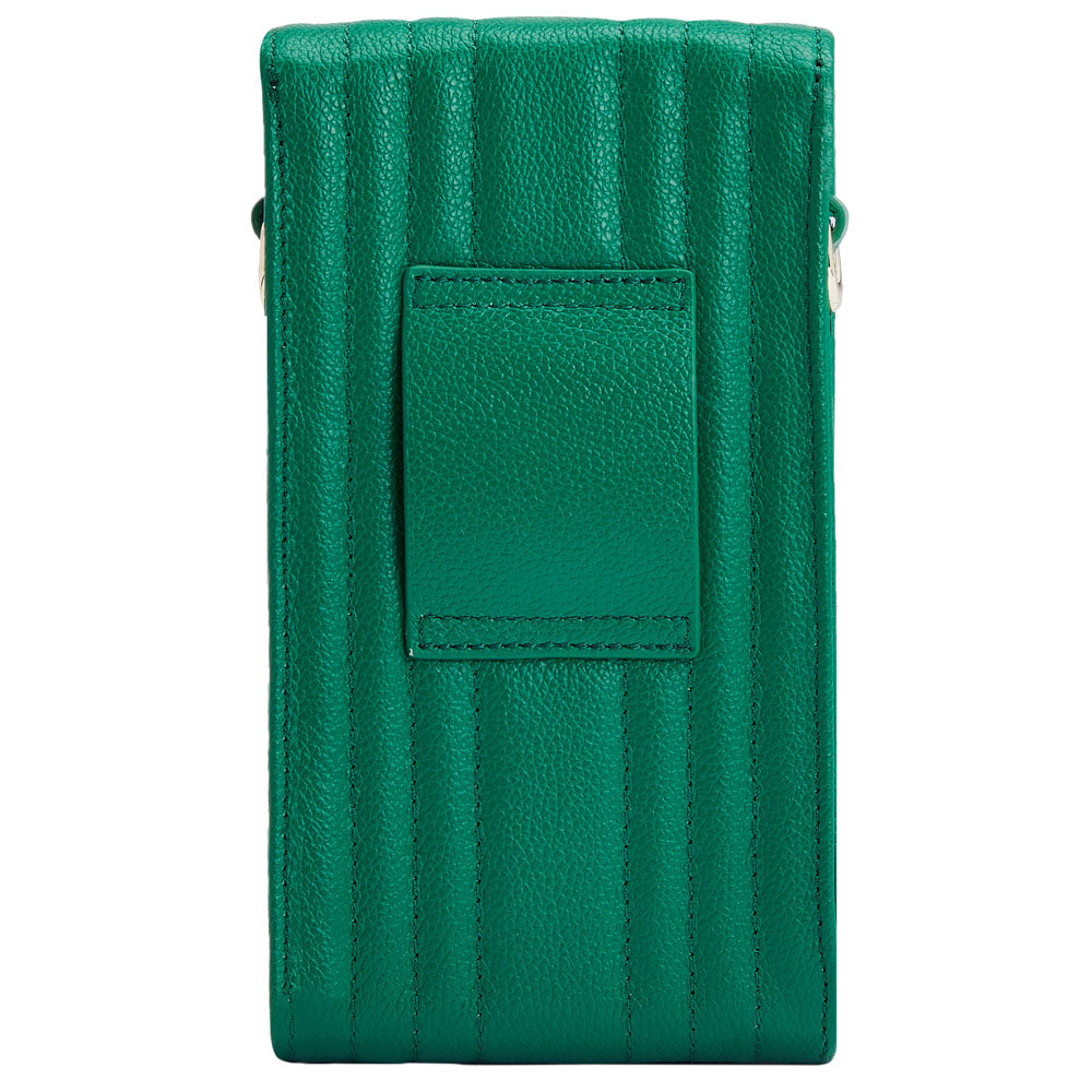 WOLF 1834 Mimi Phone Case with Wristlet & Lanyard – Forest Green - Image 4