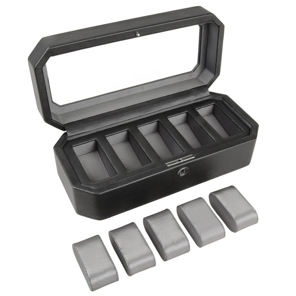 WOLF 1834 Windsor 5-Piece Watch Box – Windsor Black - Image 3