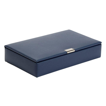 WOLF 1834 Heritage 15‑Piece Cufflink Box – Navy - Image 1