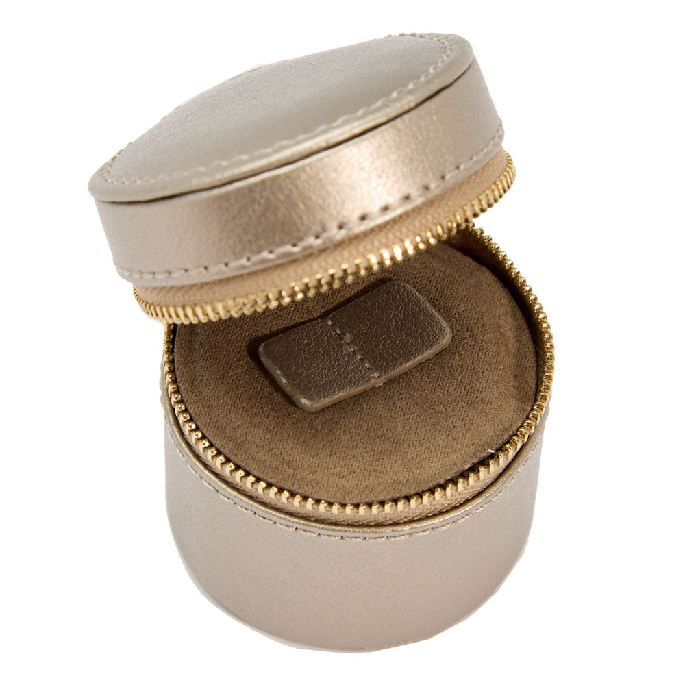 WOLF 1834 Palermo Double Watch Roll with Jewelry Pouch – Pewter - Image 5