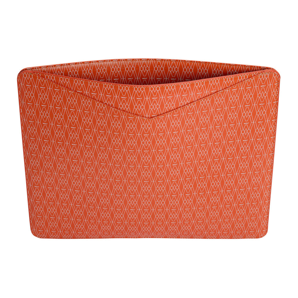 WOLF 1834 Signature 16" Laptop Sleeve – Orange - Image 3