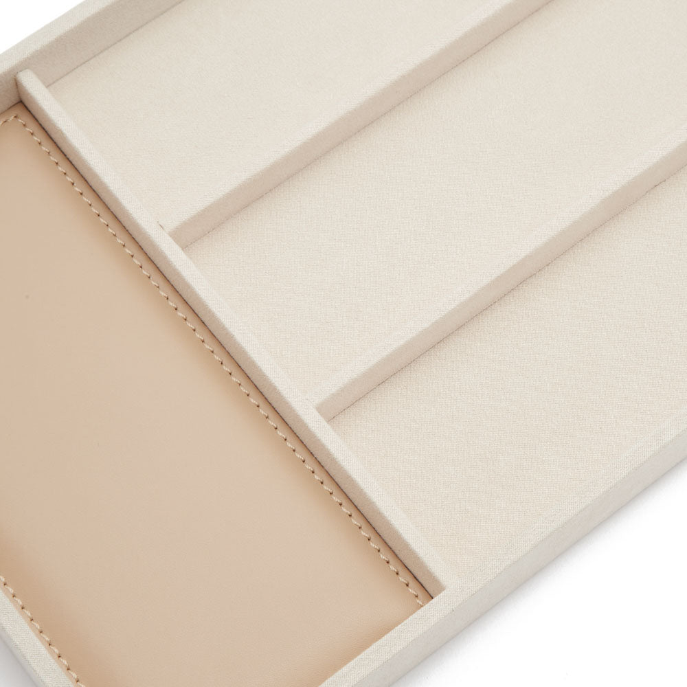 WOLF 1834 Watch Strap Insert – Beige (3 Watch Compartments + 1 Misc) - Image 3
