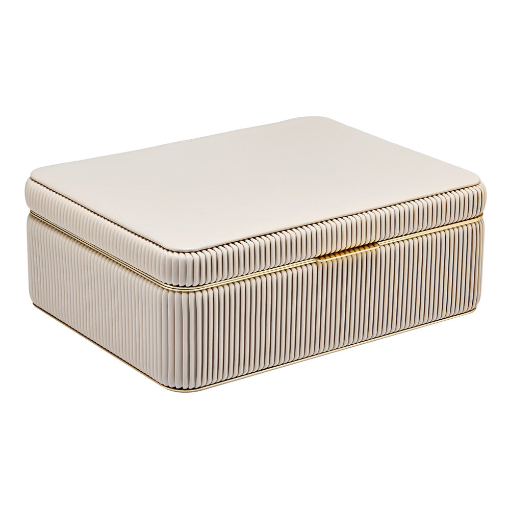 WOLF 1834 Bella Large Jewelry Box - Bone (12.5" x 9.5" x 4.25") - Image 2