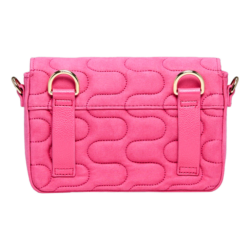 WOLF 1834 Mimi Swirl Cross Body Bag with Scarf – Pink Flash - Image 6