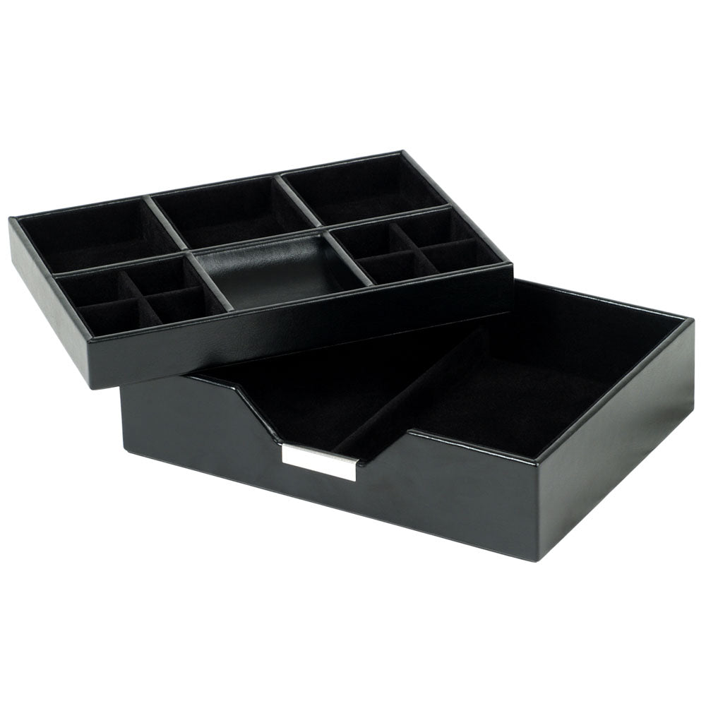 WOLF 1834 Heritage Set of 2 Valet Trays - Black - Image 2