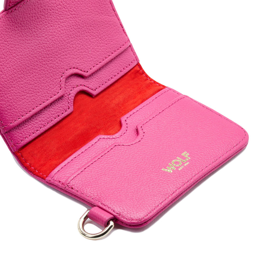 WOLF 1834 Mimi Credit Card Holder with Wristlet – Pink - Image 6
