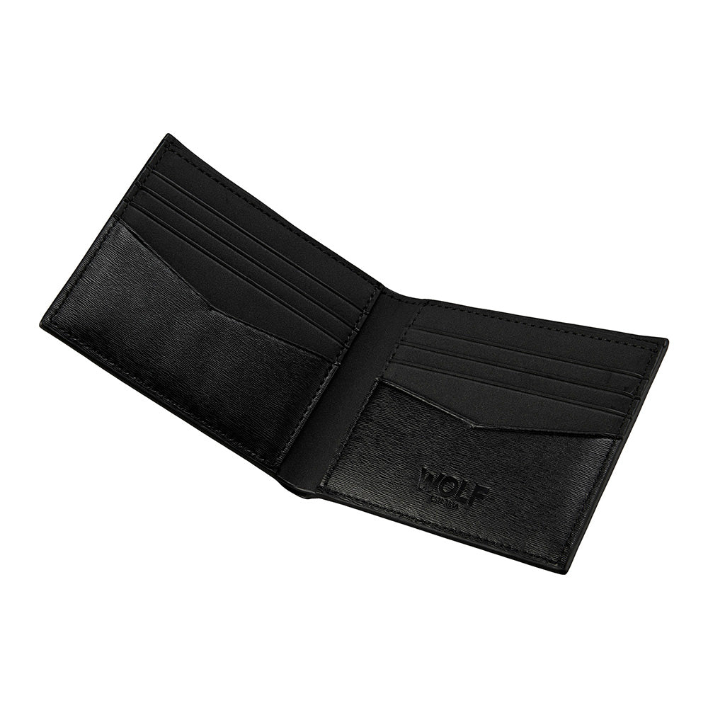WOLF 1834 Philipp Billfold - Black Vegan Leather Wallet with RFID Protection - Image 3