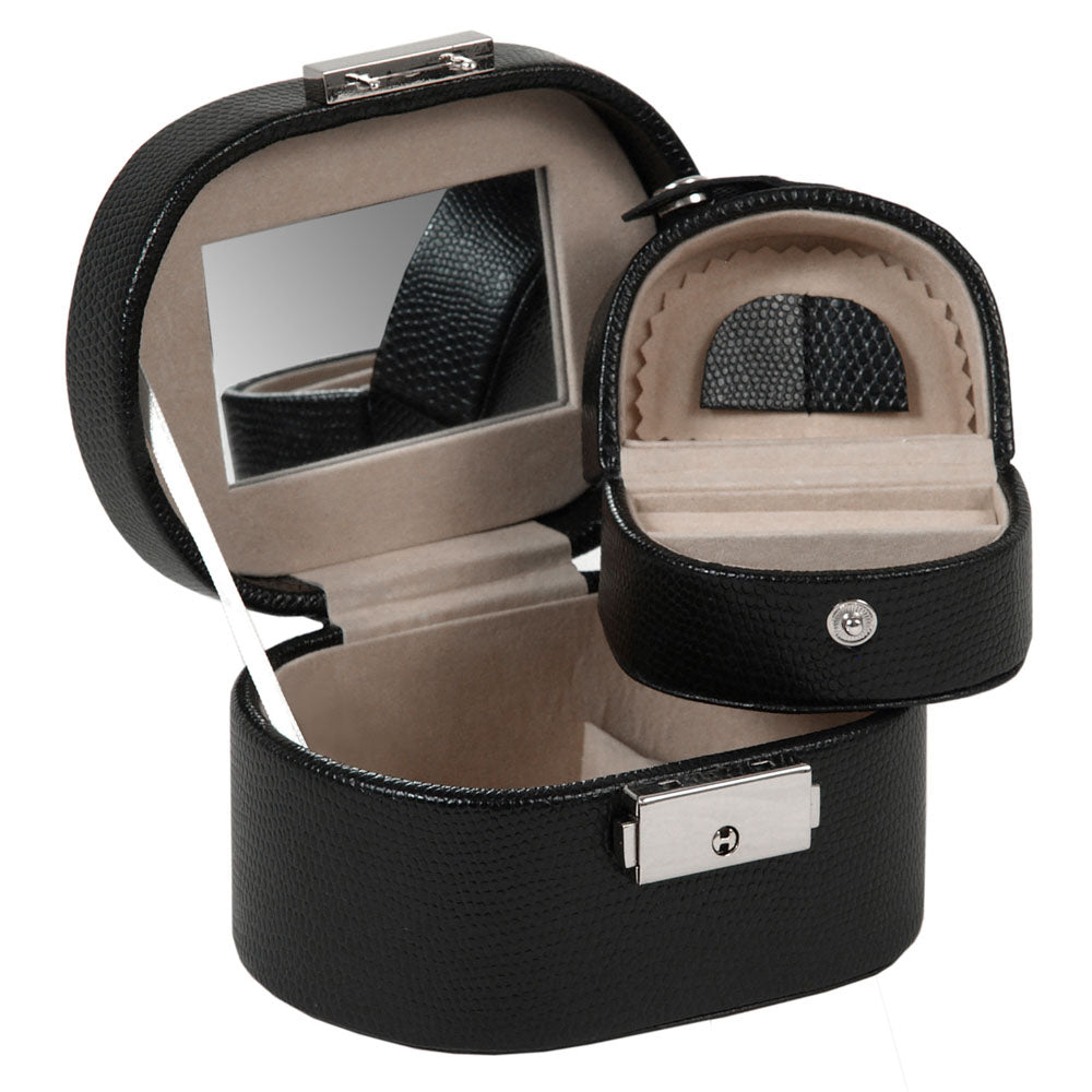 WOLF 1834 Heritage Mini Oval Jewelry Box – Black - Image 5