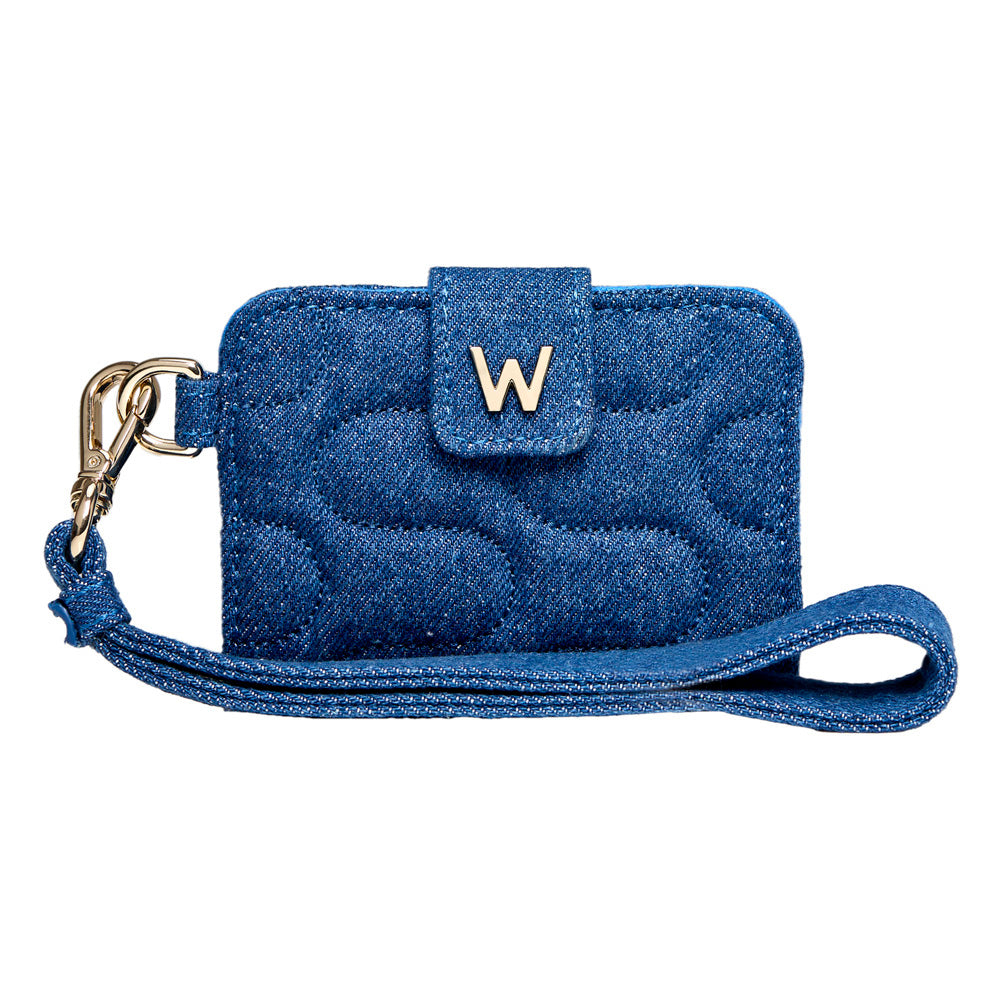 WOLF 1834 Mimi Swirl Card Case - Denim - Image 2