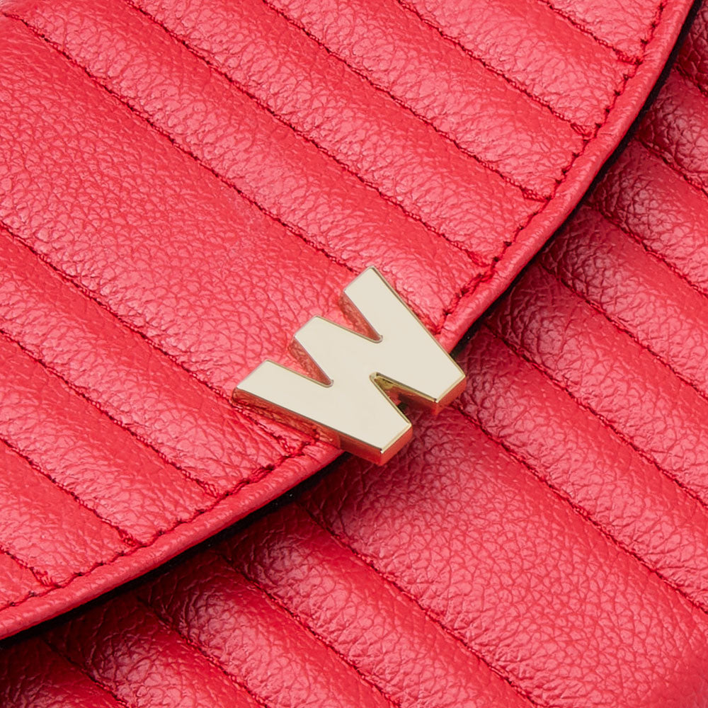 WOLF 1834 Mimi Crossbody Bag with Wristlet - Red - Image 5