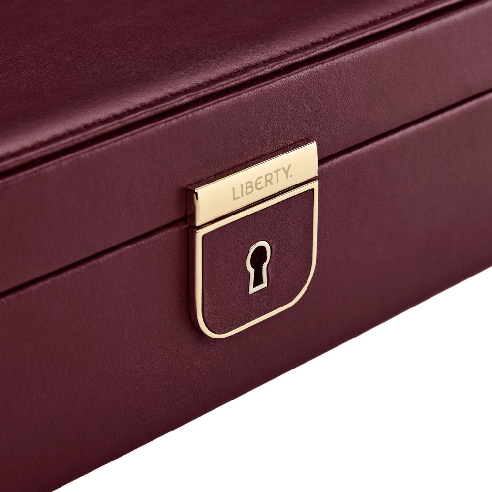 WOLF 1834 X Liberty Medium Jewelry Box – Burgundy - Image 5