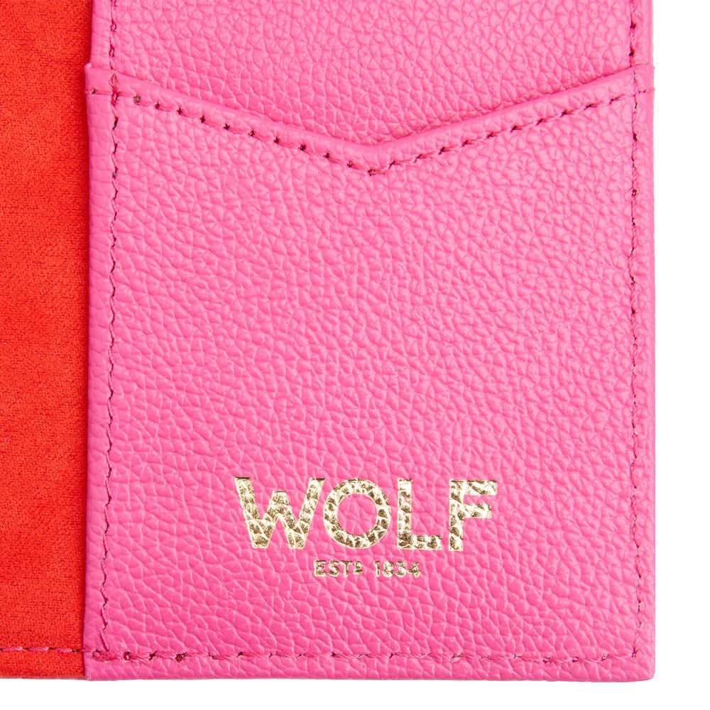 WOLF 1834 Mimi Passport Case - Pink - Image 5