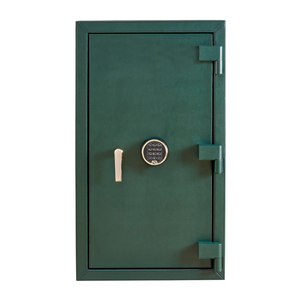 WOLF 1834 Athos 16-Piece Watch Winder & Jewelry Safe – Green - Image 1