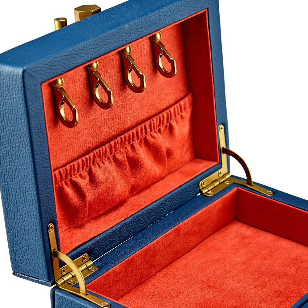WOLF 1834 Marla Aaron Baby Everything Box - Navy Vegan Leather Jewelry Case - Image 6