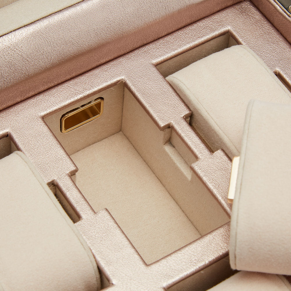 WOLF 1834 Palermo 6 Piece Watch Box - Rose Gold - Image 4