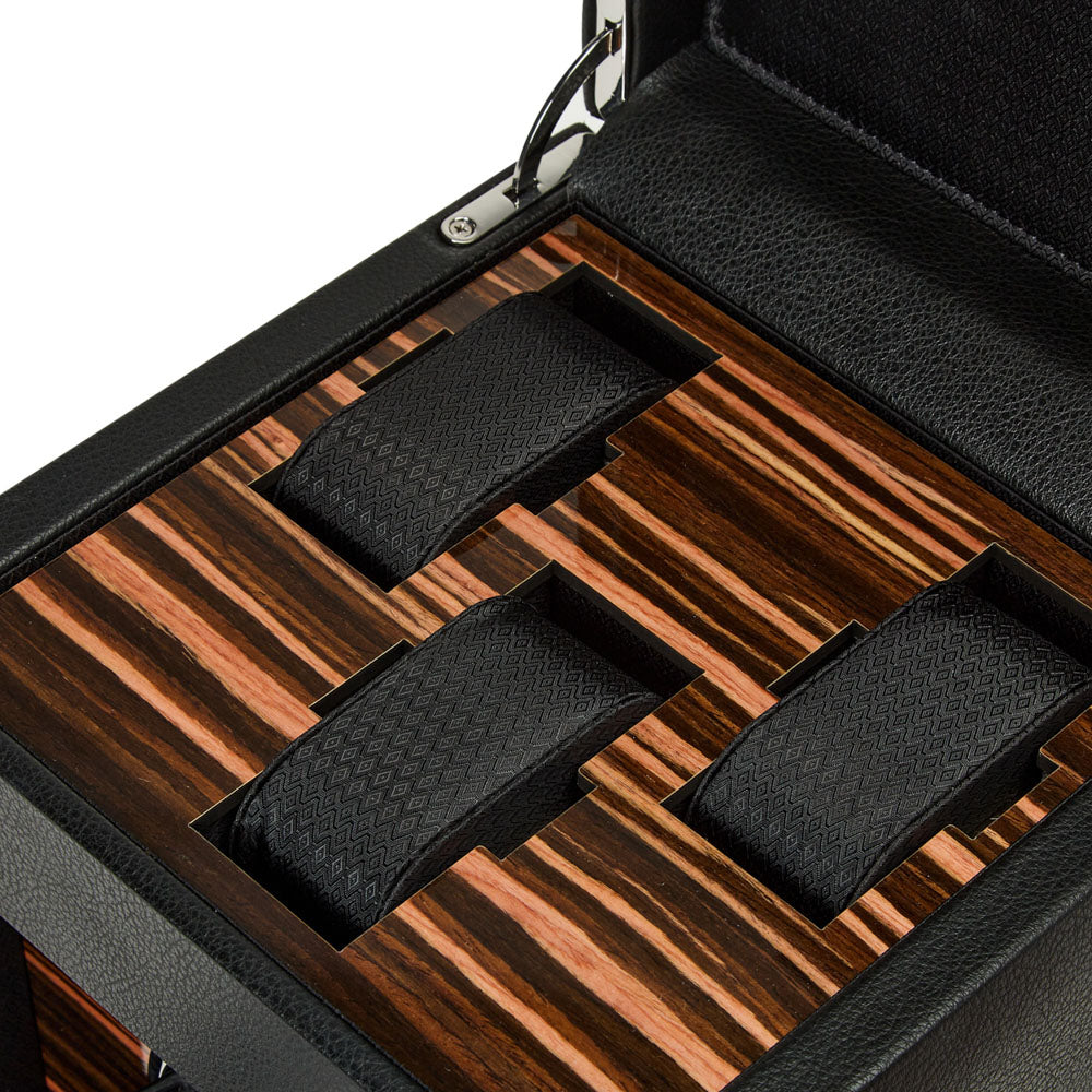 WOLF 1834 Roadster Single Watch Winder with Storage – Black - Image 5