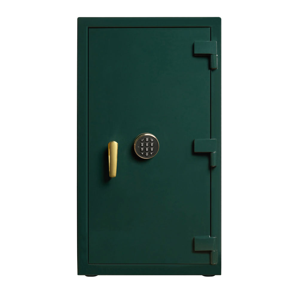 WOLF 1834 Atlas 20-Piece Watch Winder Safe – Green/Gold - Image 1