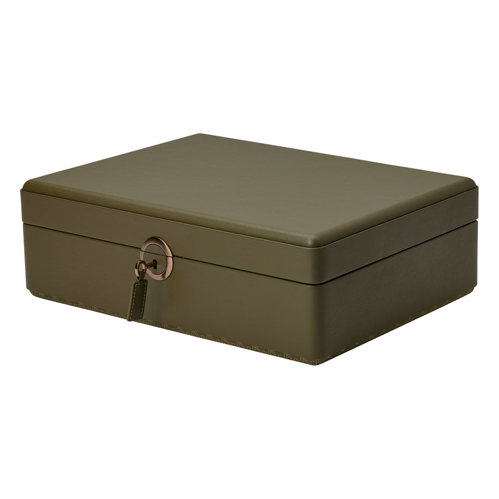 WOLF 1834 Earth 5-Piece Watch Box with Storage - Olive - Image 2
