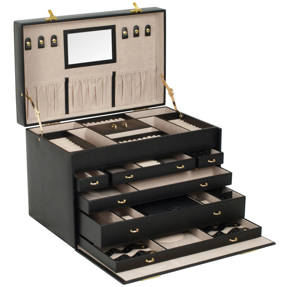 WOLF 1834 Heritage Jewelry Armoire – Black - Image 3