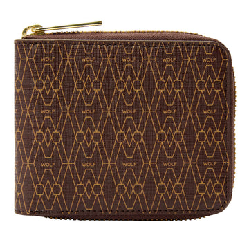 WOLF 1834 Signature Zip Wallet - Brown - Image 1