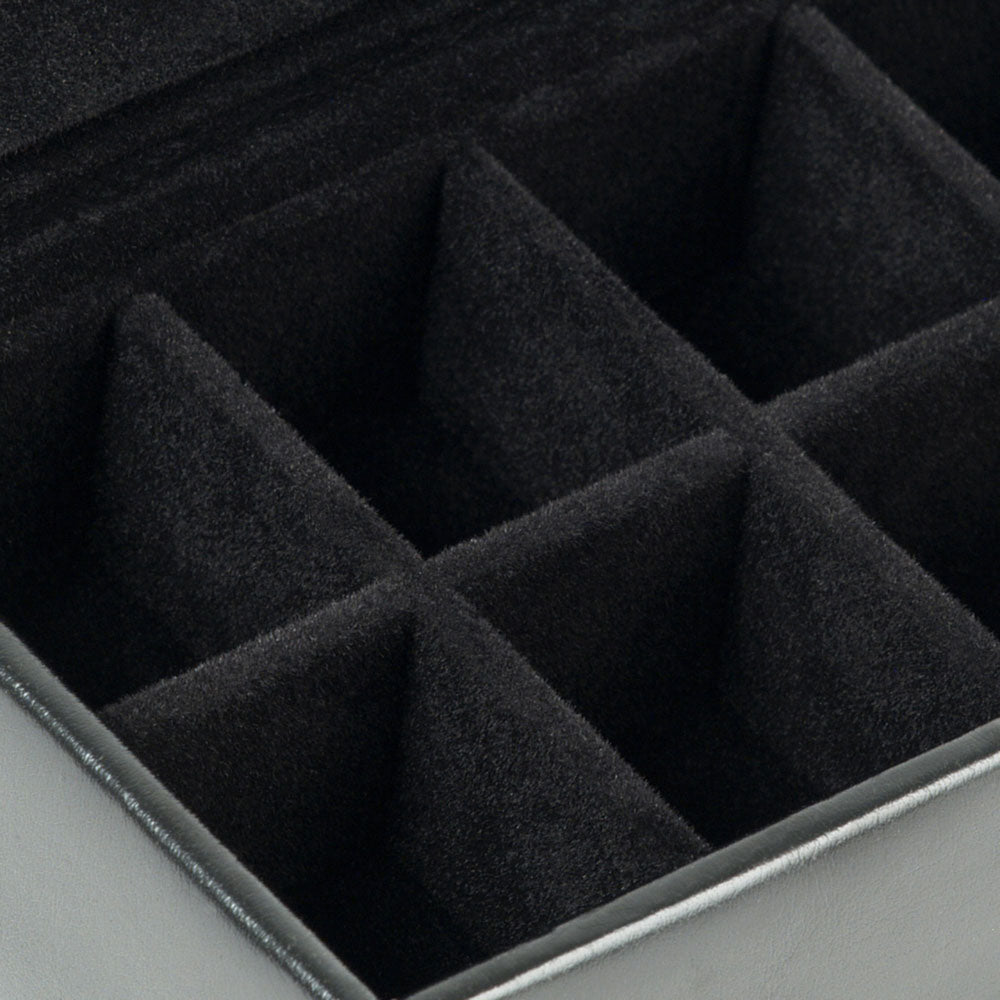 WOLF 1834 Heritage 8 Piece Cufflink Box – Black - Image 3