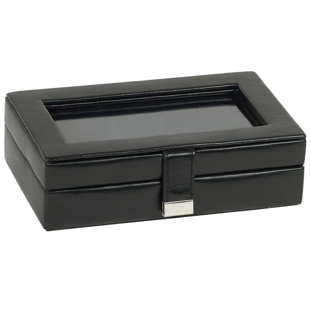WOLF 1834 Heritage 15-Piece Cufflink Box - Black - Image 2