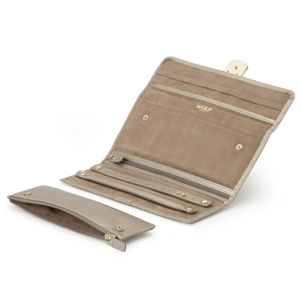 WOLF 1834 Palermo Jewelry Roll – Pewter - Image 4