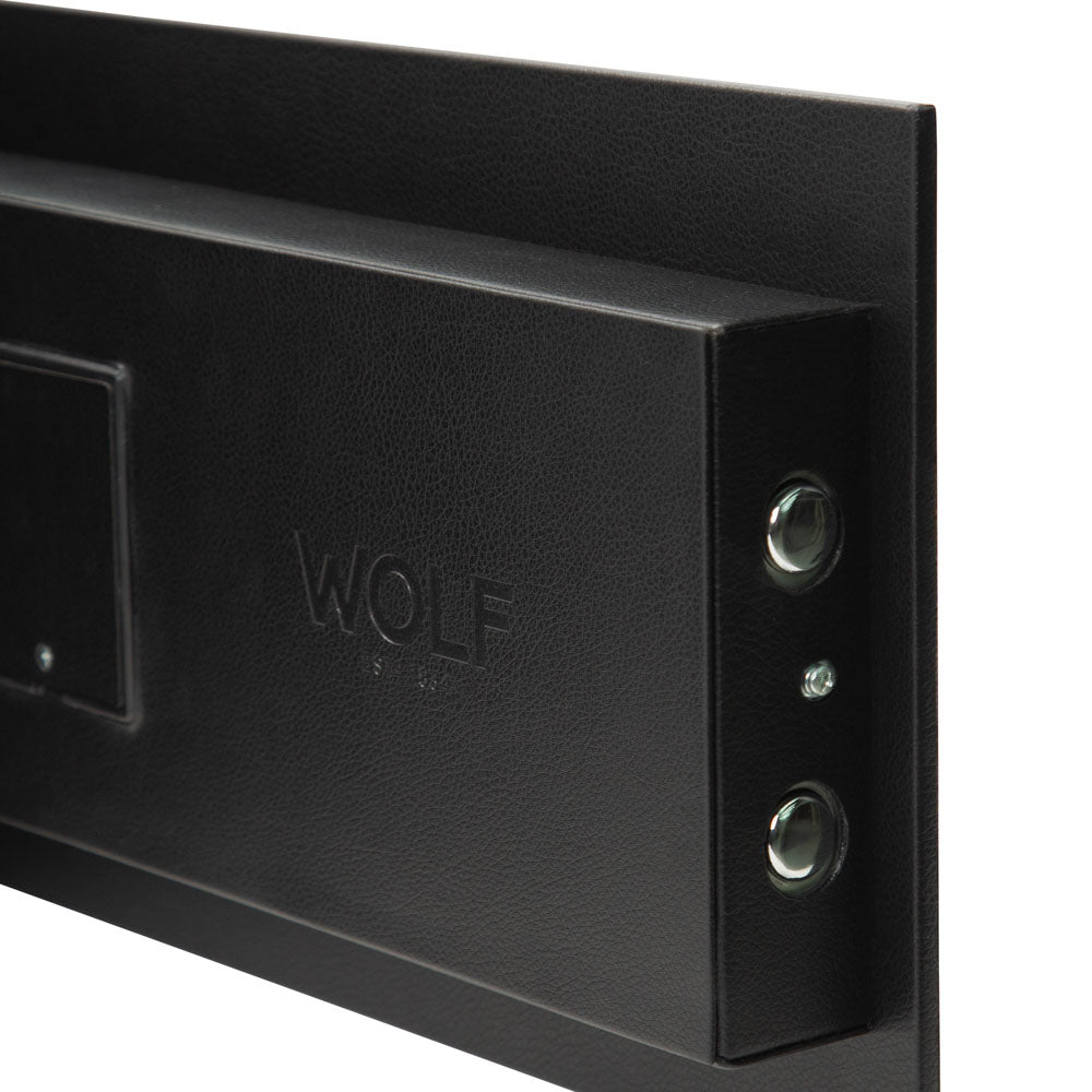 WOLF 1834 The Den 4 Piece Watch Winder Safe - Black - Image 8