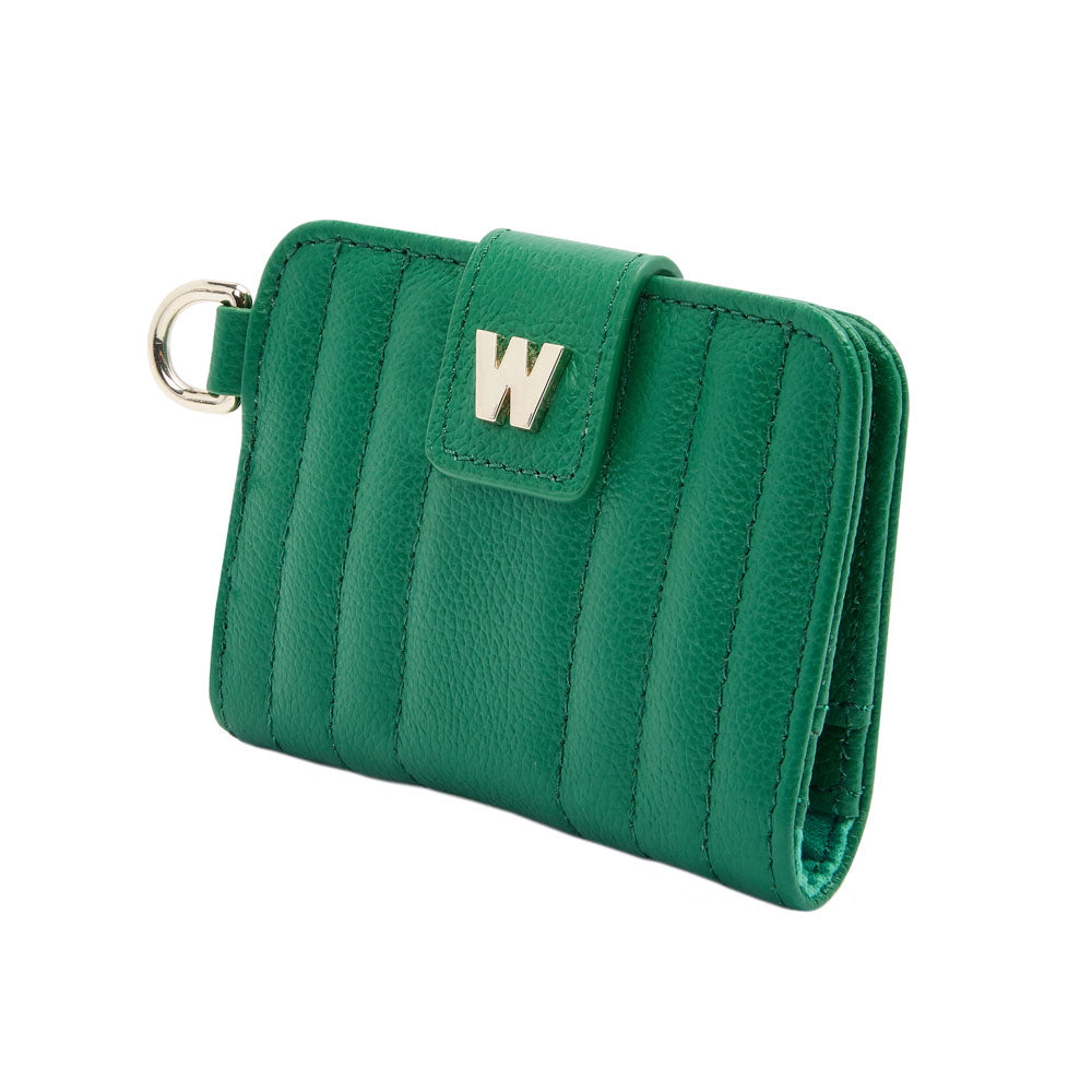 WOLF 1834 Mimi Credit Card Holder with Wristlet - Forest Green - Image 4