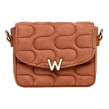 WOLF 1834 Mimi Swirl Mini Bag – Nutshell Brown - Image 1