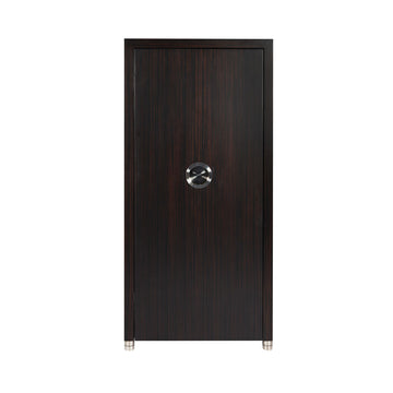 WOLF 1834 Churchill 24-Piece Watch Winder Safe – Ebony Macassar - Image 1