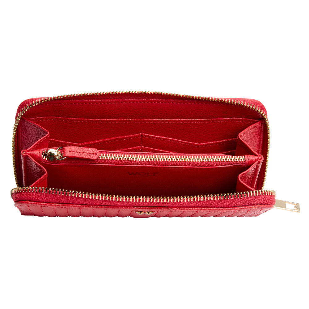 WOLF 1834 Mimi Continental Wallet - Red - RFID Blocking Wallet with 8 Card Slots - Image 5