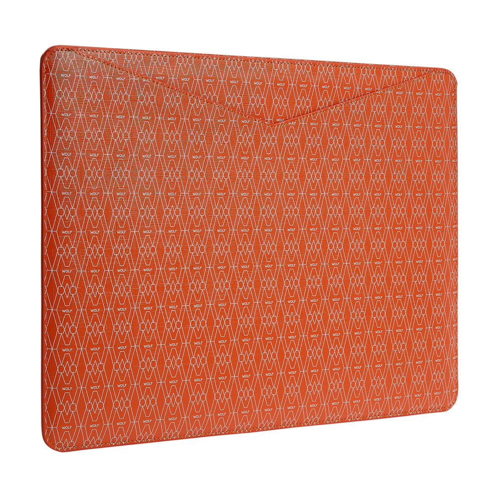 WOLF 1834 Signature 16" Laptop Sleeve – Orange - Image 2