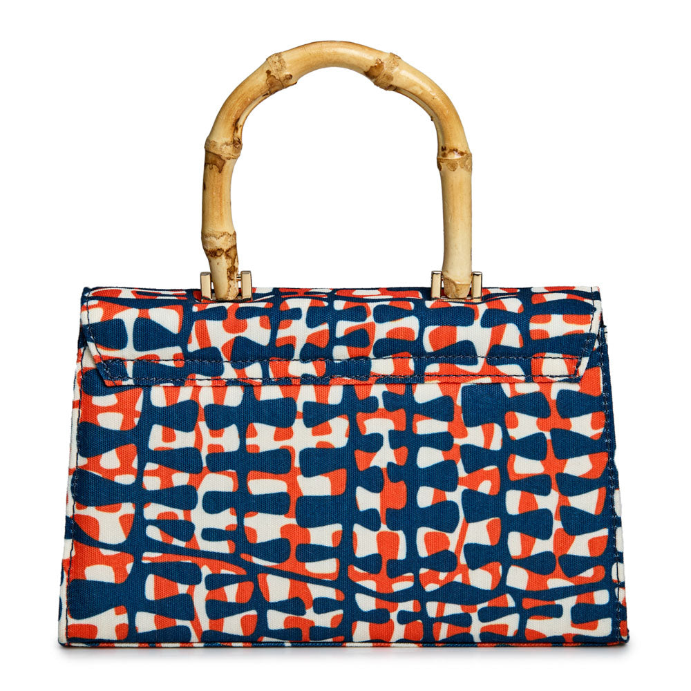 WOLF 1834 Evie Large Bag – Funky Town Navy (Fiona Howard Design) - Image 4