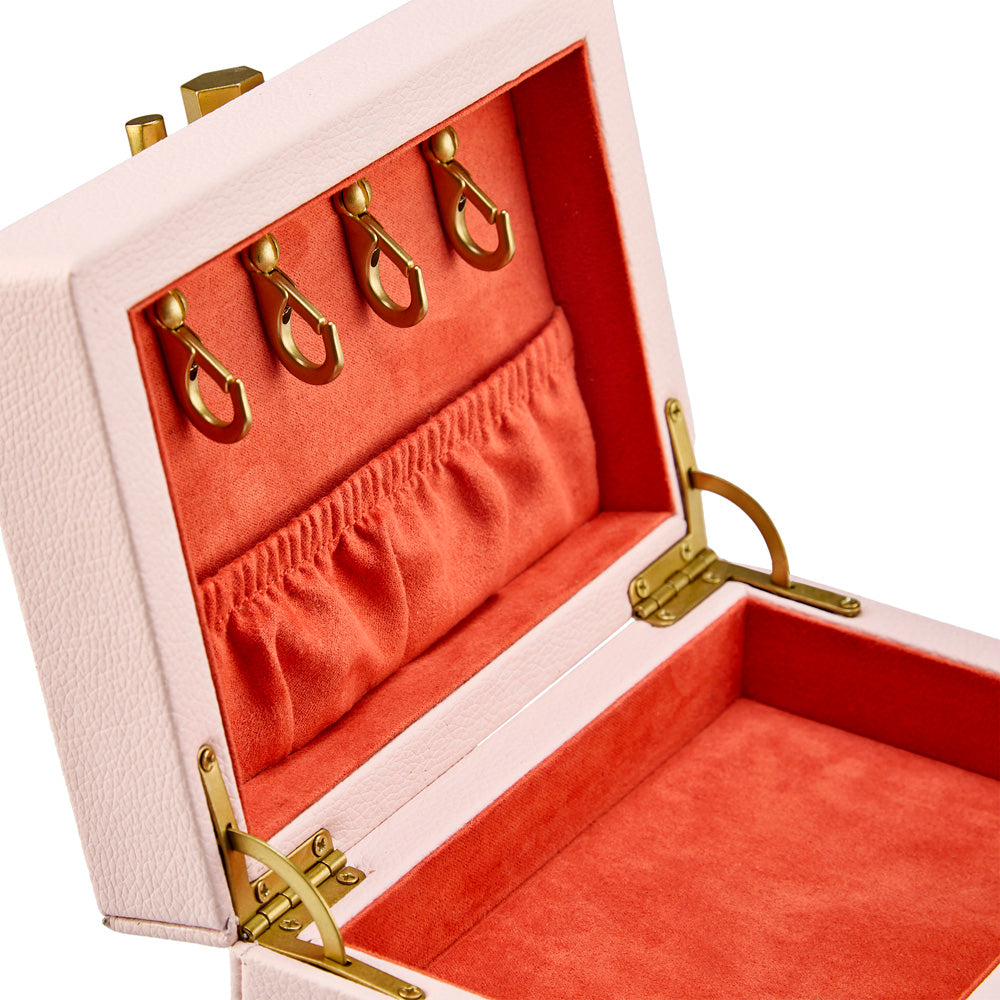 WOLF 1834 Marla Aaron Baby Everything Box – Pink Vegan Leather Jewelry Case - Image 6