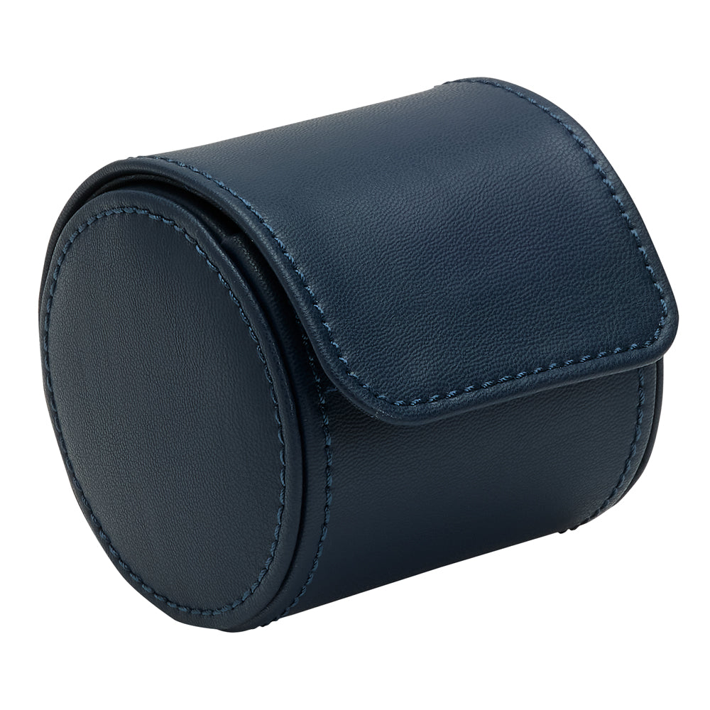 WOLF 1834 Earth Single Watch Roll – Midnight Blue (Apple Leather, 1 Watch) - Image 2