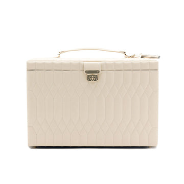 WOLF 1834 Caroline Extra Large Jewelry Case – Ivory, 43 Compartments + Travel Case - Image 1
