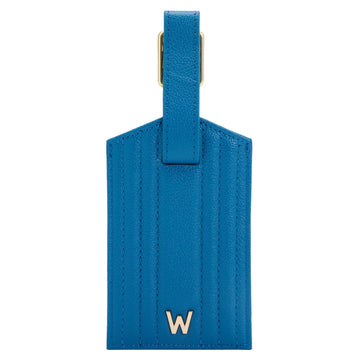 WOLF 1834 Mimi Luggage Tag – Marine Quilted Design - Image 1