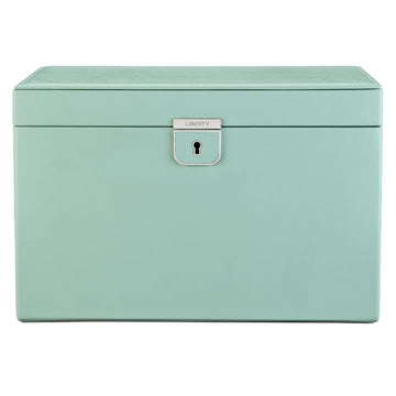 WOLF 1834 X Liberty Large Jewelry Box – Sage Green - Image 1