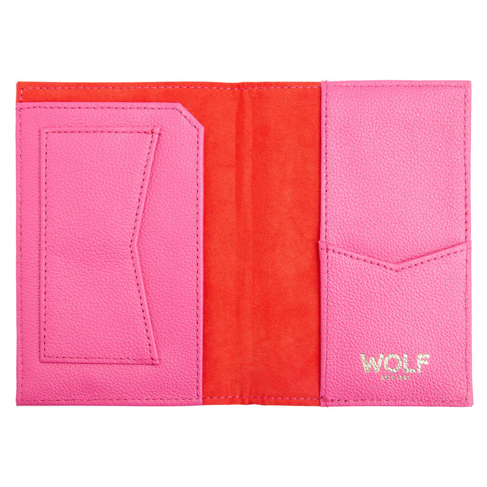 WOLF 1834 Mimi Passport Case - Pink - Image 3