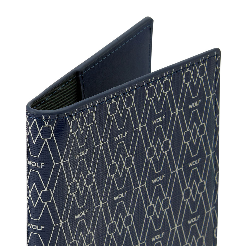 WOLF 1834 Signature Passport Sleeve - Blue - Image 5