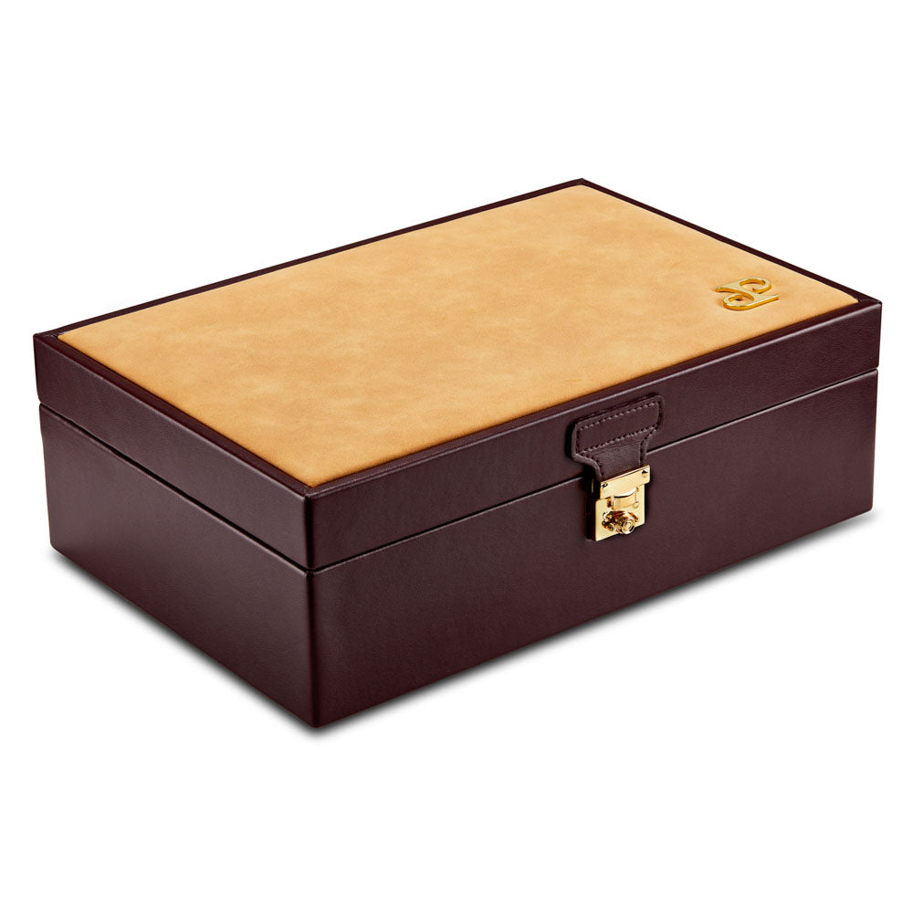 WOLF 1834 Philipp Watch & Jewelry Lifestyle Box – Chestnut - Image 2