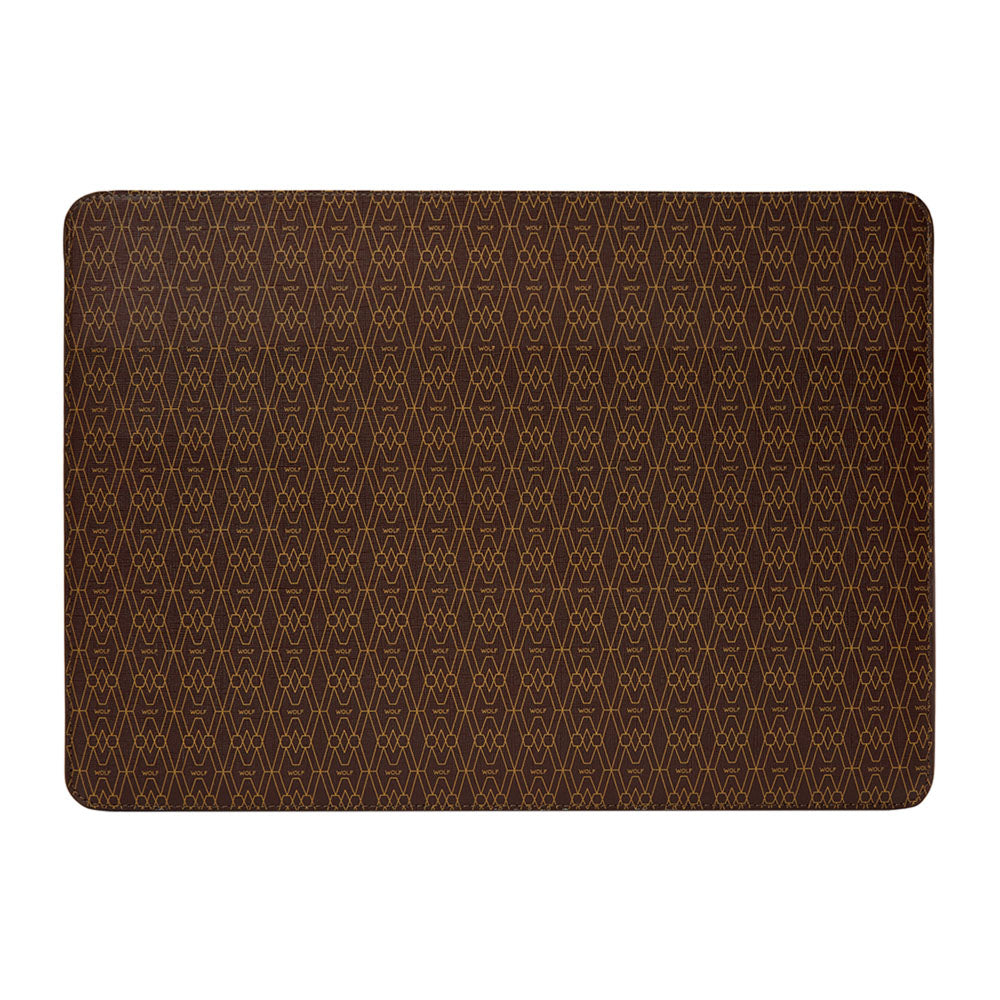 WOLF 1834 Signature 16" Laptop Sleeve – Brown - Image 4