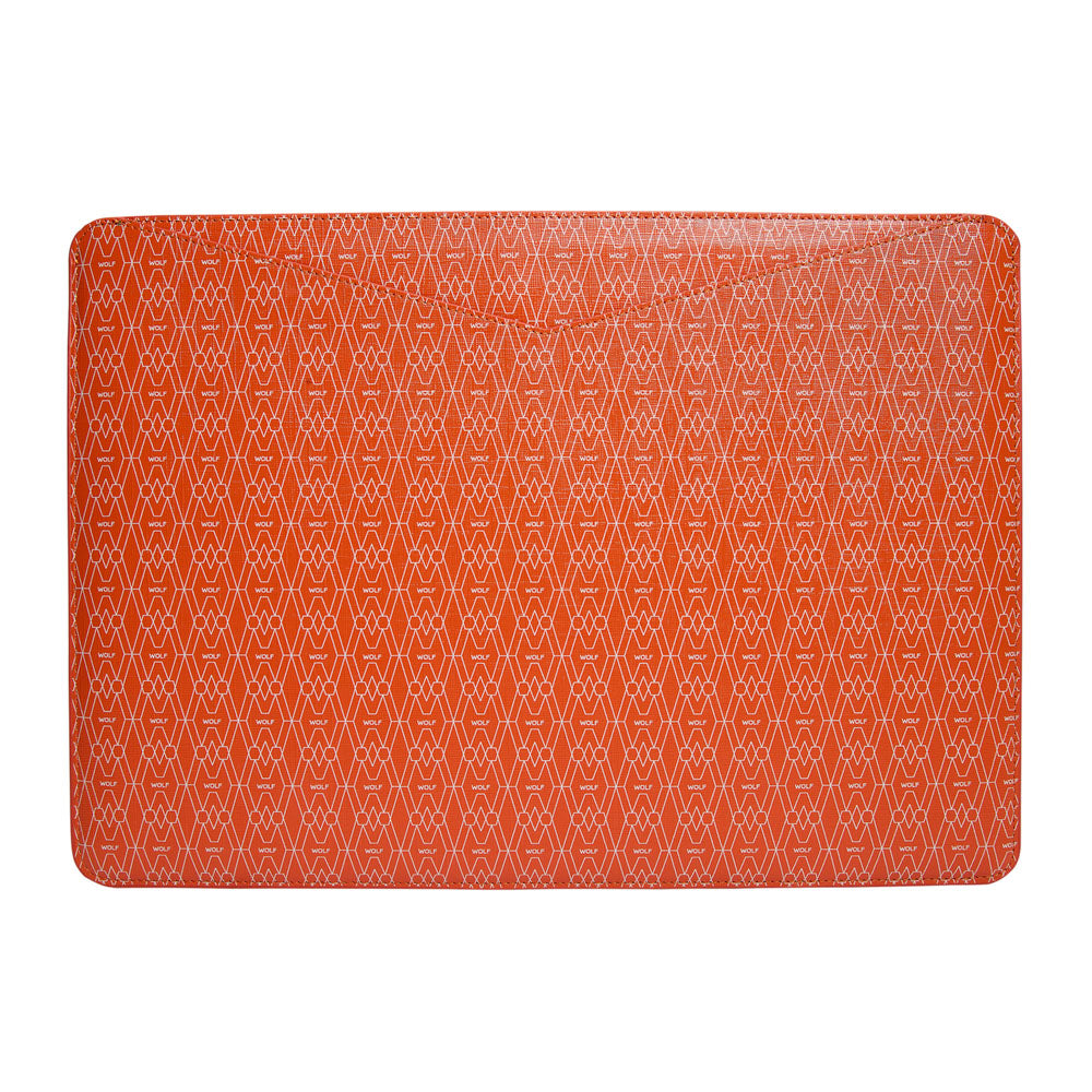 WOLF 1834 Signature 16" Laptop Sleeve – Orange - Image 1