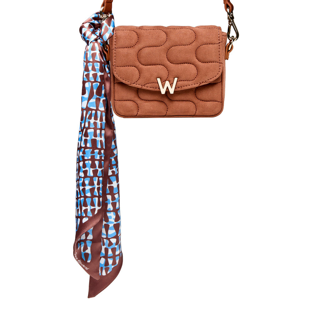 WOLF 1834 Mimi Swirl Mini Bag – Nutshell Brown - Image 3