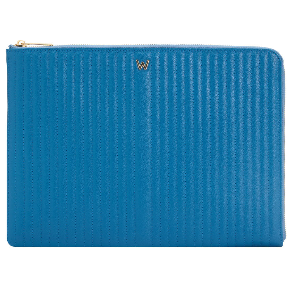 WOLF 1834 Mimi Laptop Sleeve 13" with Handle – Marine - Image 1